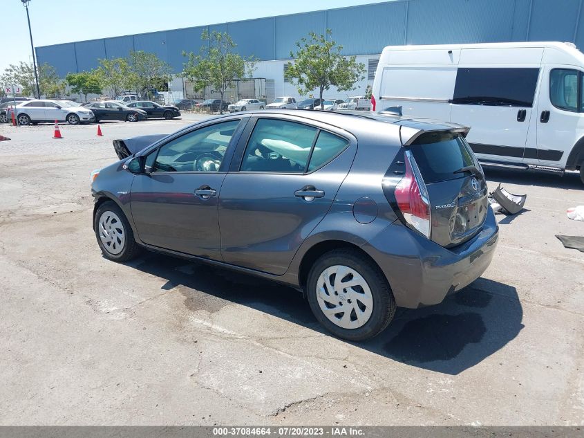 2016 TOYOTA PRIUS C ONE/TWO/THREE/FOUR - JTDKDTB37G1136507