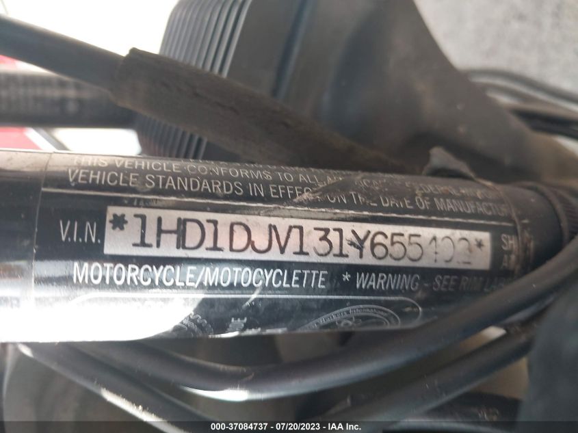 2001 HARLEY-DAVIDSON FLHT CLASSIC 1HD1DJV131Y655402