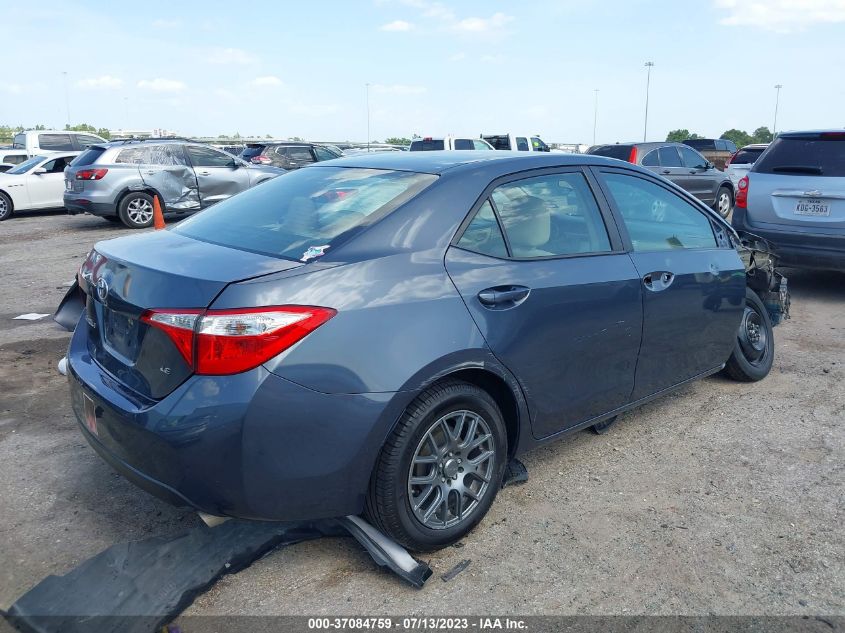 2016 TOYOTA COROLLA LE - 5YFBURHE6GP566231