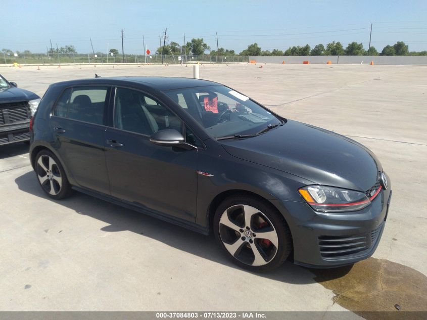 2016 VOLKSWAGEN GOLF GTI SE - 3VW4T7AU5GM047323