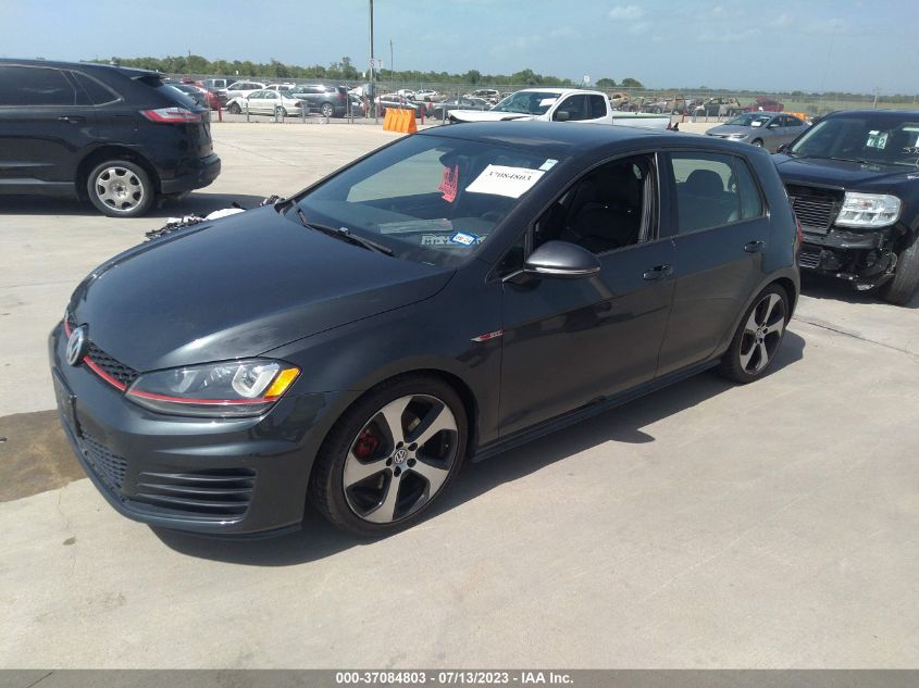 2016 VOLKSWAGEN GOLF GTI SE - 3VW4T7AU5GM047323