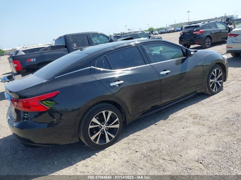 2018 NISSAN MAXIMA 3.5S/SV/SL/SR/PLAT - 1N4AA6AP4JC378070