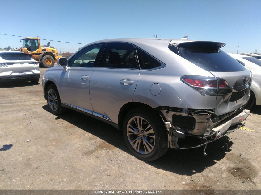 2013 LEXUS RX 450H - JTJZB1BA2D2007326