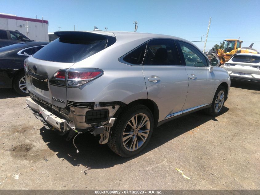 2013 LEXUS RX 450H - JTJZB1BA2D2007326