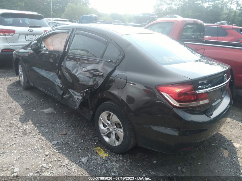 2013 HONDA CIVIC SDN LX - 2HGFB2F53DH587607