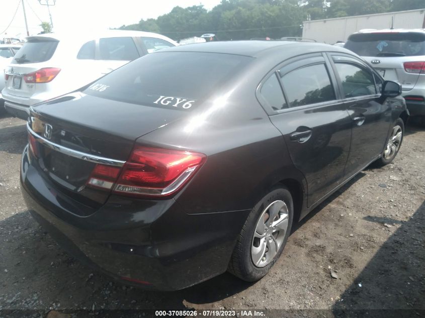 2013 HONDA CIVIC SDN LX - 2HGFB2F53DH587607