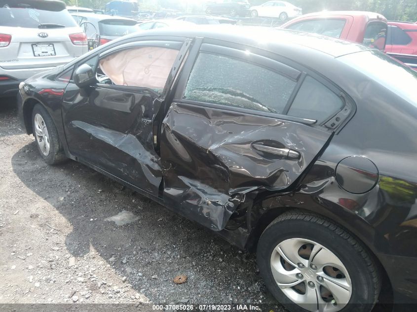 2013 HONDA CIVIC SDN LX - 2HGFB2F53DH587607