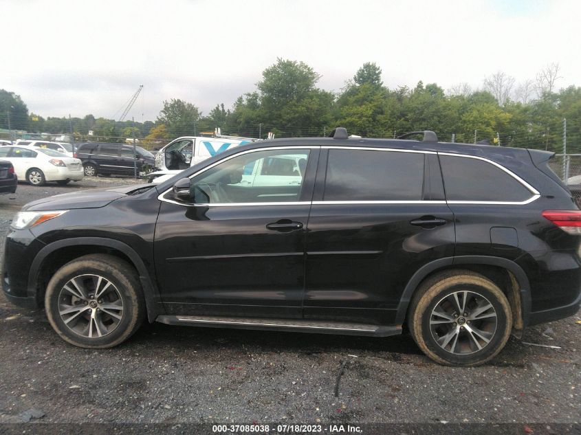 2017 TOYOTA HIGHLANDER LE - 5TDBZRFH0HS385553