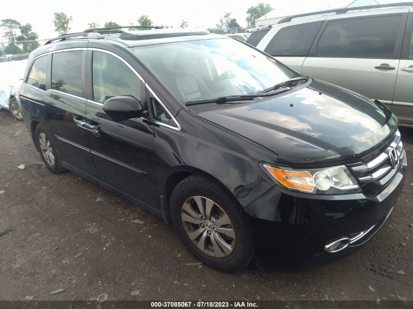 2016 HONDA ODYSSEY EX-L - 5FNRL5H64GB013463