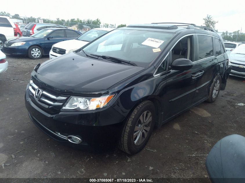 2016 HONDA ODYSSEY EX-L - 5FNRL5H64GB013463