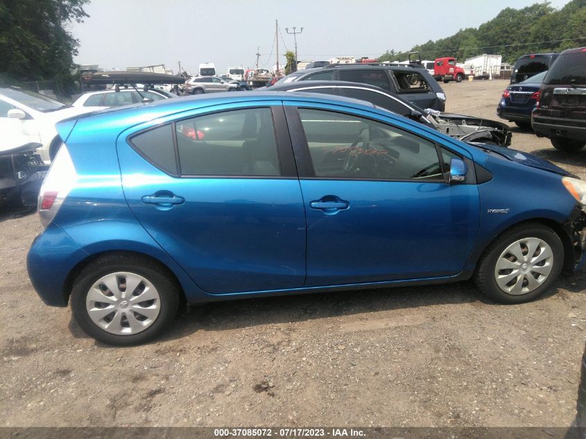 2013 TOYOTA PRIUS C ONE/TWO/THREE/FOUR - JTDKDTB35D1035123