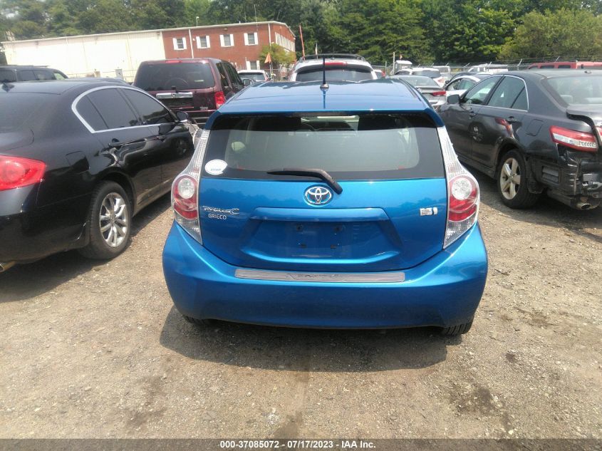 2013 TOYOTA PRIUS C ONE/TWO/THREE/FOUR - JTDKDTB35D1035123