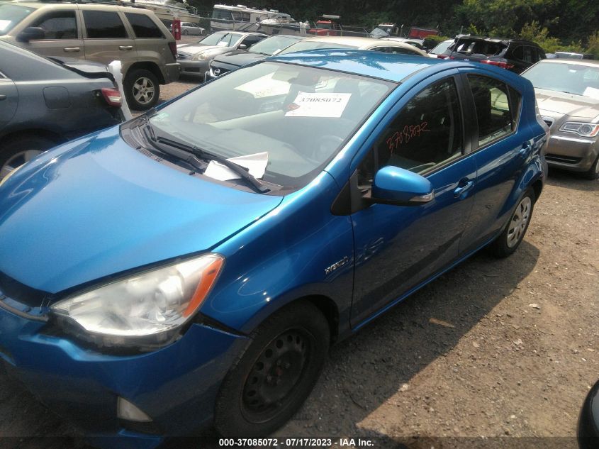 2013 TOYOTA PRIUS C ONE/TWO/THREE/FOUR - JTDKDTB35D1035123
