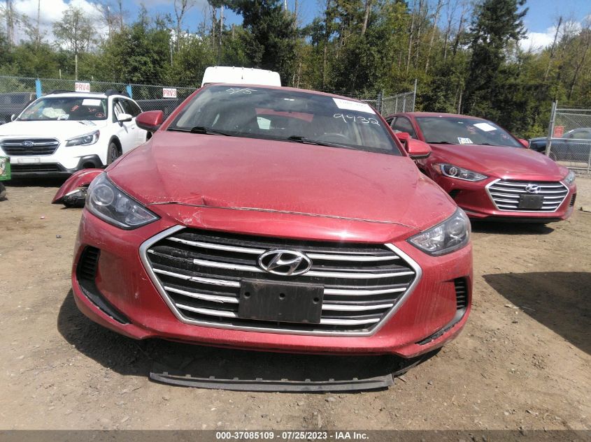 2018 HYUNDAI ELANTRA LIMITED/VALUE EDITION/SEL - 5NPD84LF5JH435943