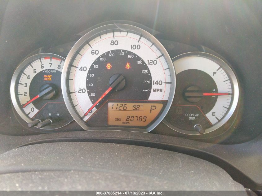 2013 TOYOTA YARIS L/LE/SE - JTDKTUD32DD549774