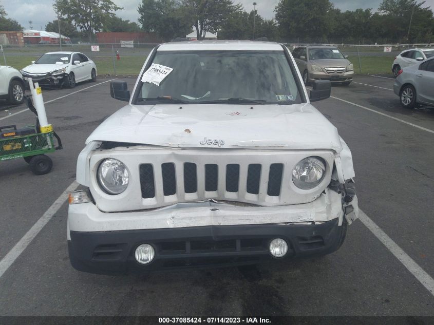 2017 JEEP PATRIOT LATITUDE - 1C4NJRFB6HD124584