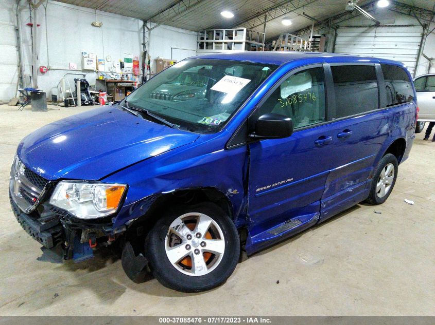 2013 DODGE GRAND CARAVAN SE - 2C4RDGBG0DR772492