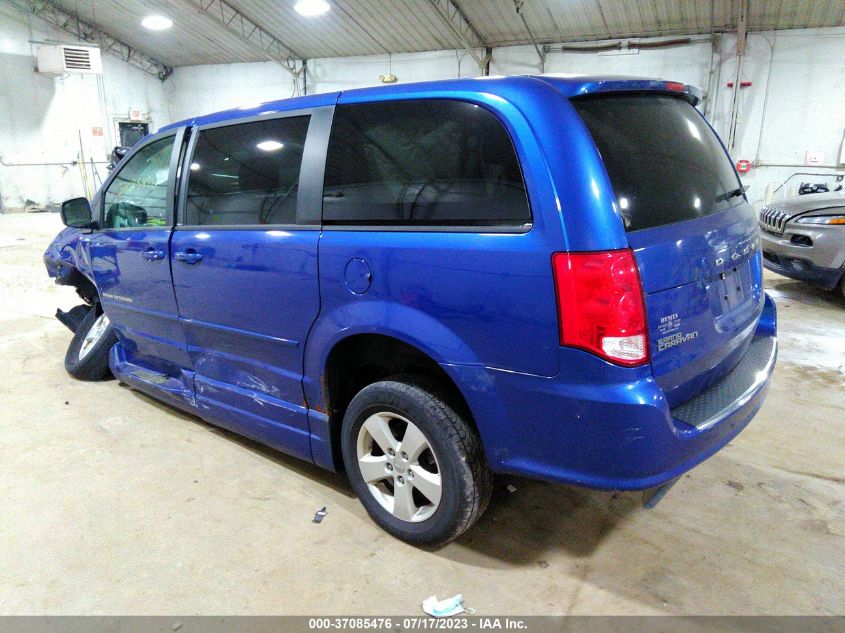 2013 DODGE GRAND CARAVAN SE - 2C4RDGBG0DR772492