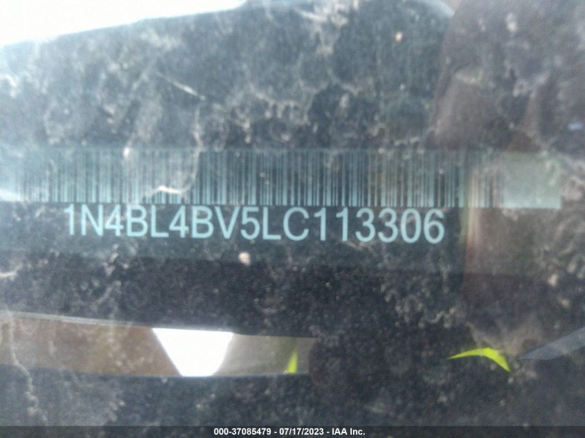 2020 NISSAN ALTIMA 2.5 S - 1N4BL4BV5LC113306