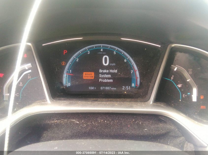 2017 HONDA CIVIC SEDAN EX - 2HGFC2F78HH523437