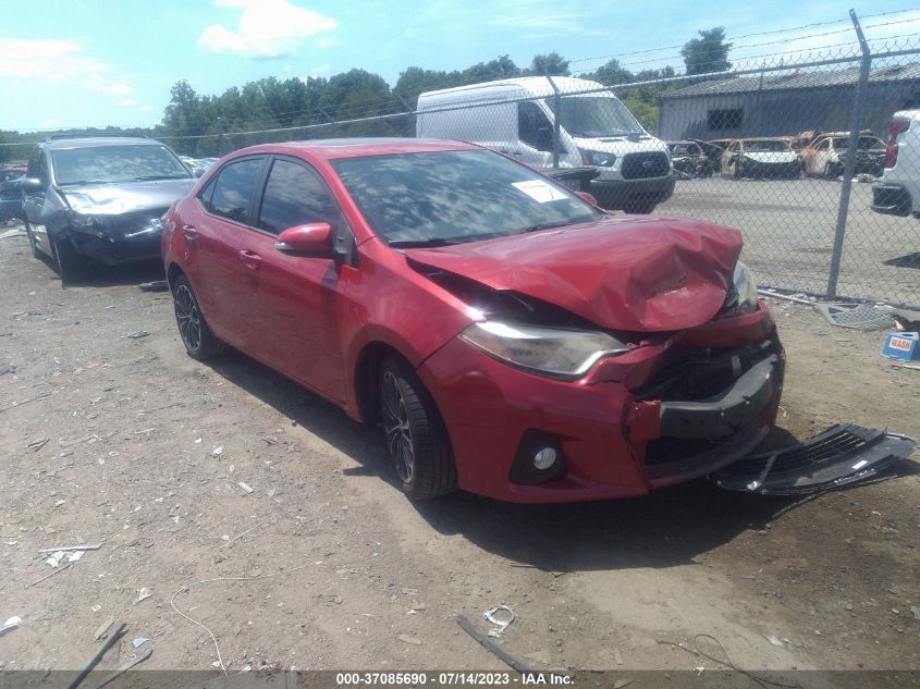 2016 TOYOTA COROLLA L/LE/S/S PLUS/LE PLUS - 2T1BURHE2GC564203