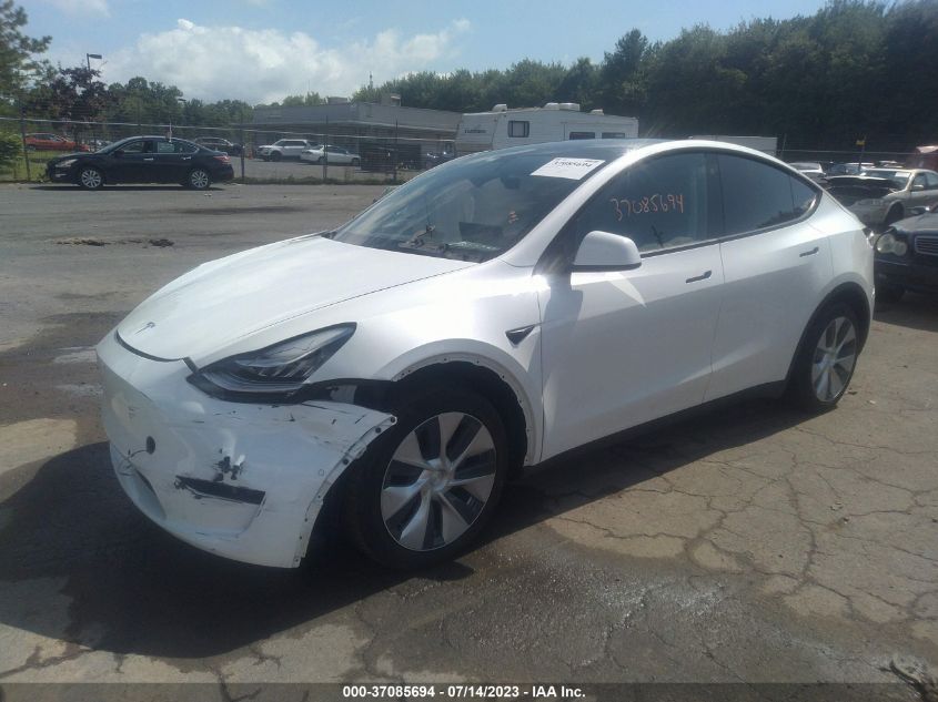 2022 TESLA MODEL Y LONG RANGE - 7SAYGDEEXNF311165