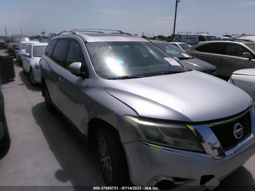2013 NISSAN PATHFINDER S/SV/SL/PLATINUM - 5N1AR2MN7DC631954