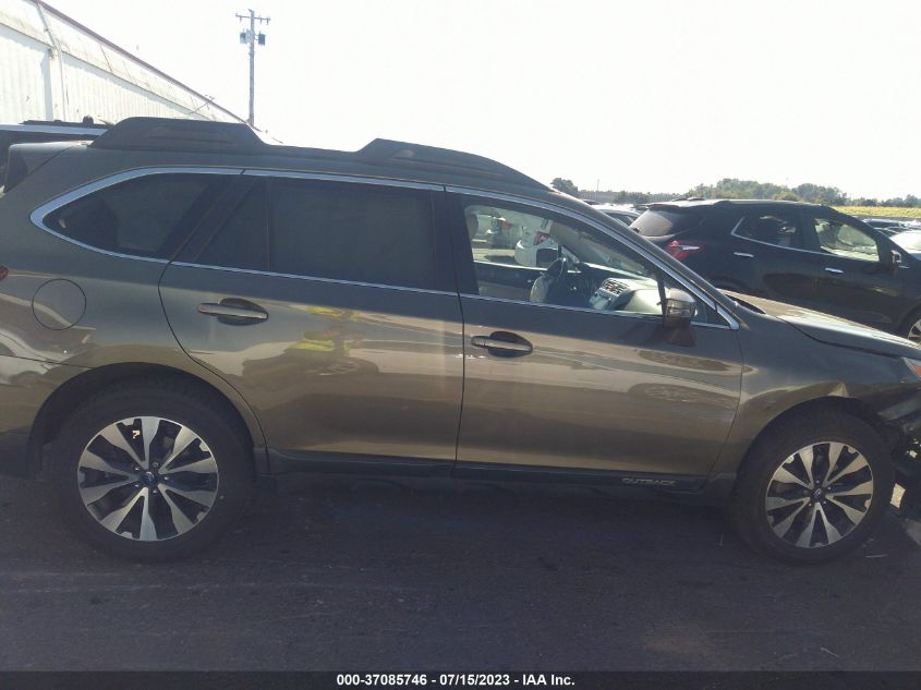 2015 SUBARU OUTBACK 2.5I LIMITED - 4S4BSALCXF3218688