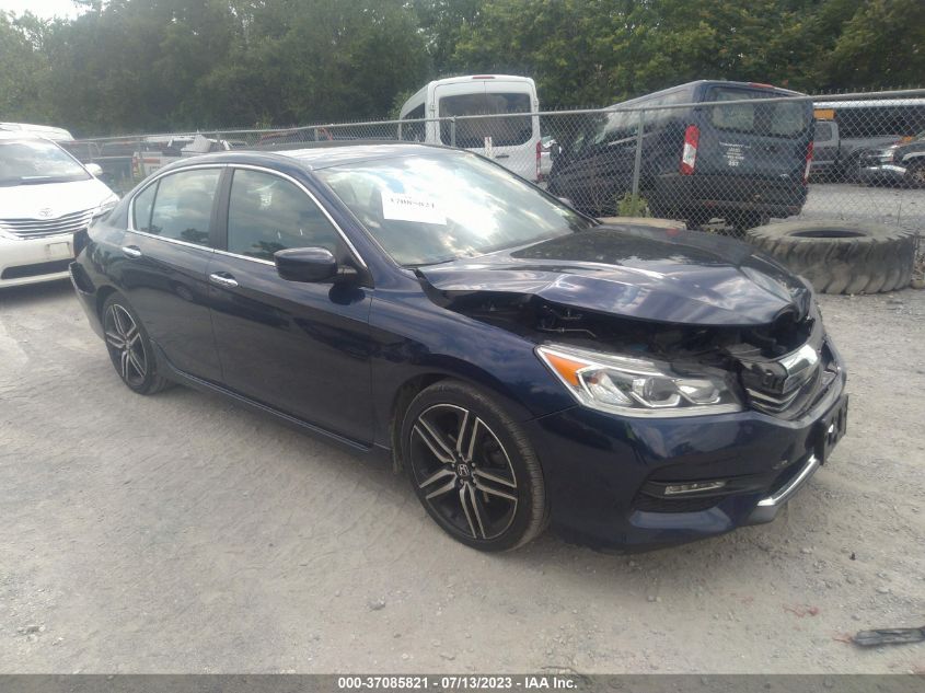2017 HONDA ACCORD SEDAN SPORT - 1HGCR2F51HA055629