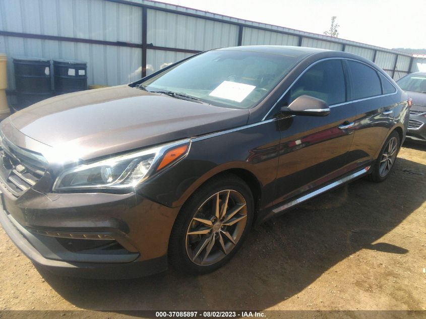 2015 HYUNDAI SONATA 2.0T SPORT - 5NPE34AB6FH042656