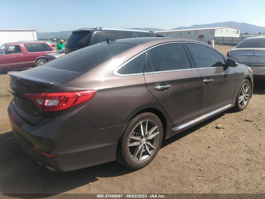 2015 HYUNDAI SONATA 2.0T SPORT - 5NPE34AB6FH042656