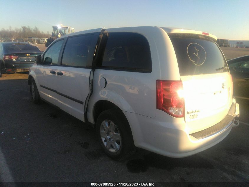 2013 RAM CARGO TRADESMAN 2C4JRGAG2DR635098