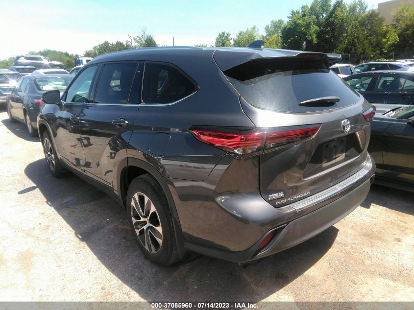 2021 TOYOTA HIGHLANDER XLE - 5TDGZRAH7MS527498