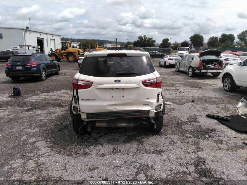 2018 FORD ECOSPORT SE - MAJ6P1UL7JC168269
