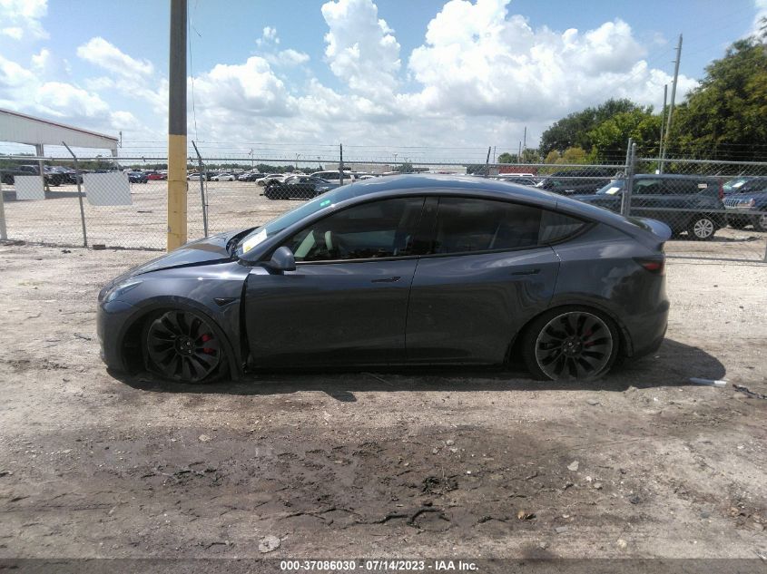 2022 TESLA MODEL Y - 7SAYGDEF1NF509898