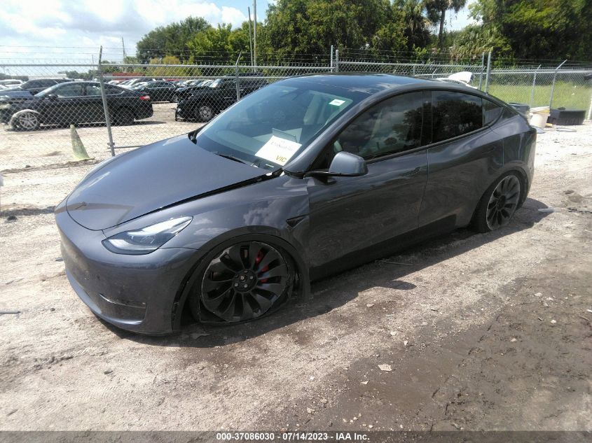 2022 TESLA MODEL Y - 7SAYGDEF1NF509898