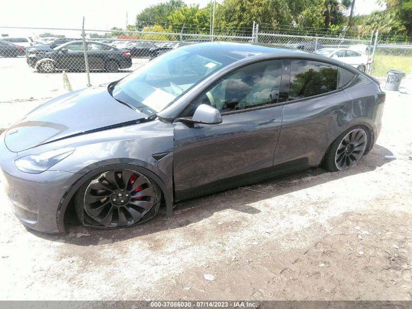 2022 TESLA MODEL Y - 7SAYGDEF1NF509898