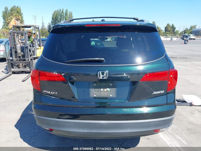 2016 HONDA PILOT EX-L - 5FNYF6H8XGB088615