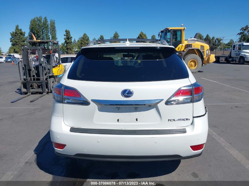 2013 LEXUS RX 450H - JTJBC1BA0D2445745