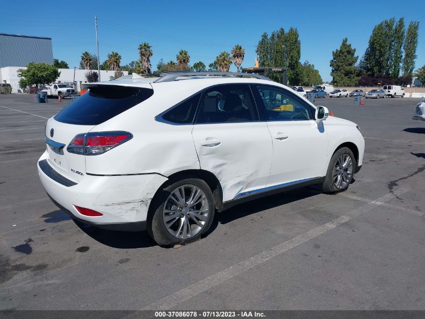 2013 LEXUS RX 450H - JTJBC1BA0D2445745