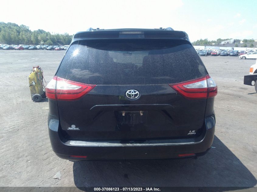 2017 TOYOTA SIENNA LE - 5TDJZ3DC3HS164481
