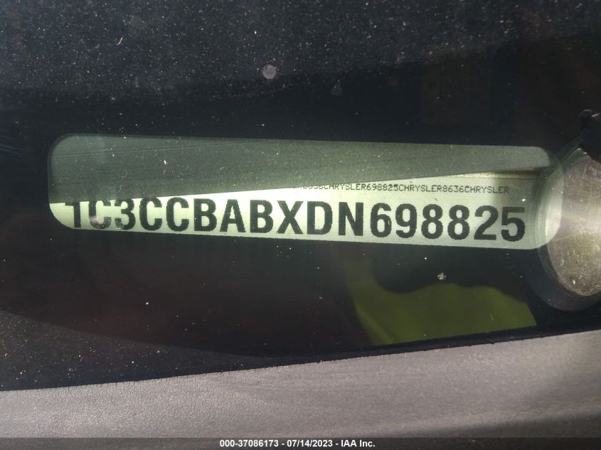 2013 CHRYSLER 200 LX - 1C3CCBABXDN698825