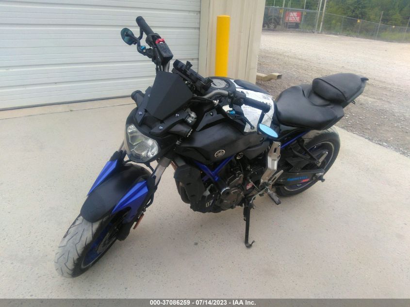 2016 YAMAHA FZ07 JYARM06E6GA005346