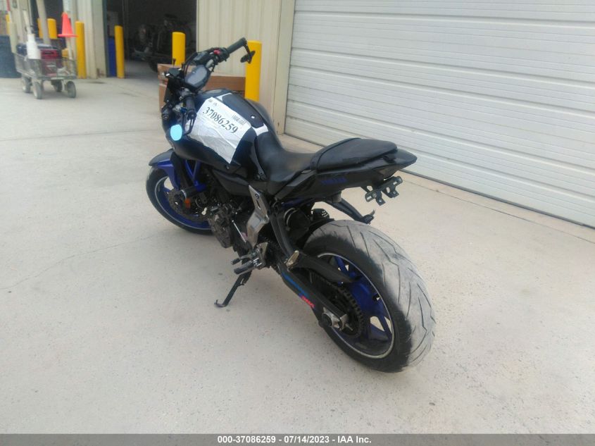 2016 YAMAHA FZ07 JYARM06E6GA005346