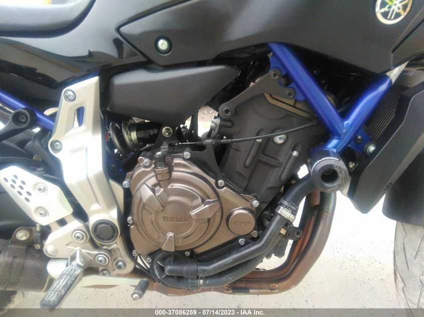 2016 YAMAHA FZ07 JYARM06E6GA005346