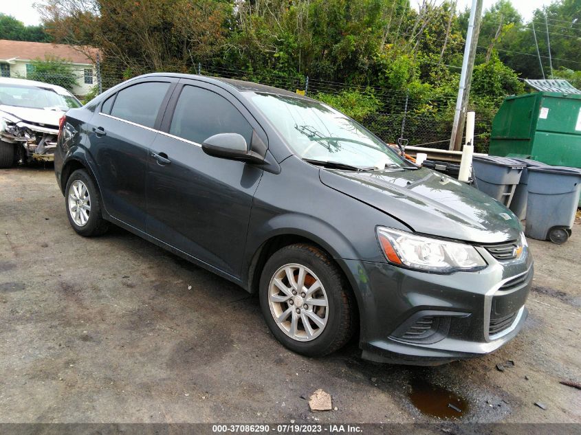 2019 CHEVROLET SONIC LT - 1G1JD5SB7K4110262