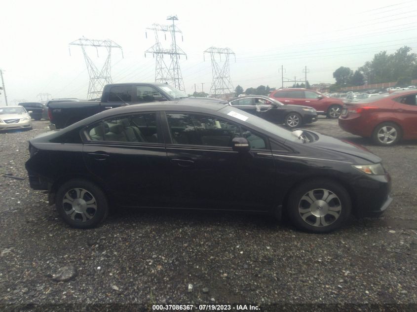 2013 HONDA CIVIC HYBRID 19XFB4F20DE200281