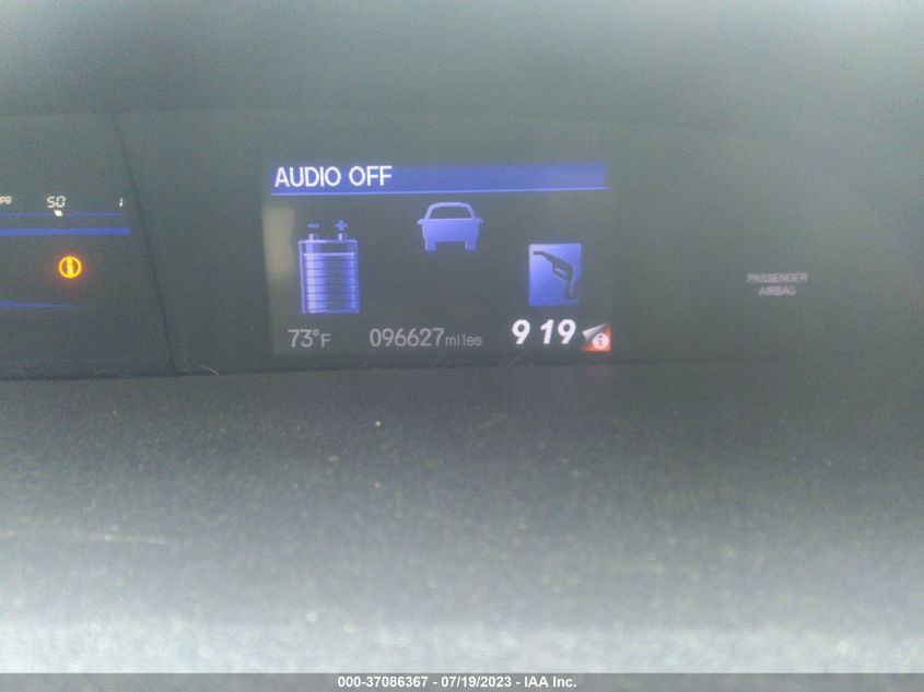 2013 HONDA CIVIC HYBRID 19XFB4F20DE200281