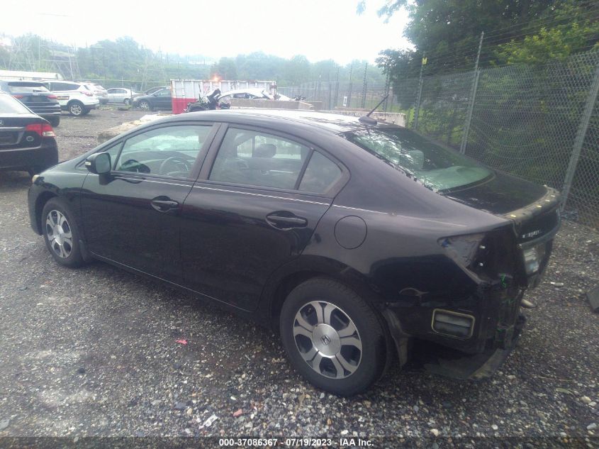 2013 HONDA CIVIC HYBRID 19XFB4F20DE200281