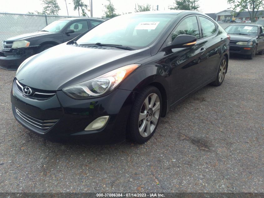 2013 HYUNDAI ELANTRA LIMITED PZEV - 5NPDH4AE4DH400695